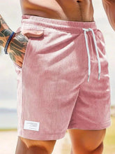 Load image into Gallery viewer, Men's Corduroy Leisure Shorts
