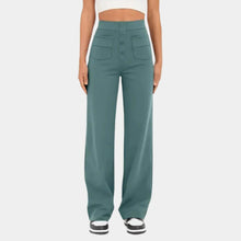 Load image into Gallery viewer, Casual High Waisted Women's Trousers
