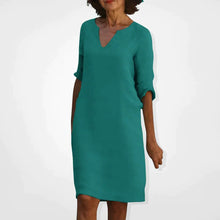Load image into Gallery viewer, Summer Dress With V-Neck

