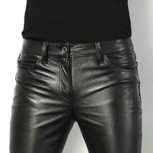 Load image into Gallery viewer, Men's Leather Jeans
