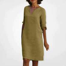 Load image into Gallery viewer, Summer Dress With V-Neck
