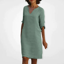 Load image into Gallery viewer, Summer Dress With V-Neck
