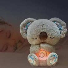 Load image into Gallery viewer, Anxiety Relief Koala Plush Toy with Music, Lights and Rhythmic Breathing Motion
