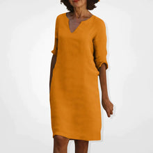 Load image into Gallery viewer, Summer Dress With V-Neck
