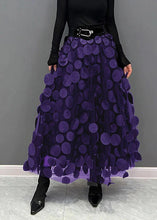 Load image into Gallery viewer, Chic Skirt Made Of Polka Dot and Tulle Patchwork
