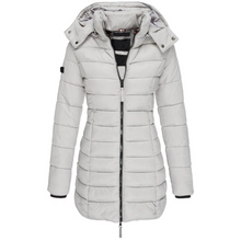 Load image into Gallery viewer, Comfortable down jacket with hood and zipper
