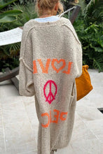 Load image into Gallery viewer, PEACE FASHIONABLE CARDIGAN
