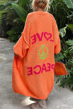 Load image into Gallery viewer, PEACE FASHIONABLE CARDIGAN
