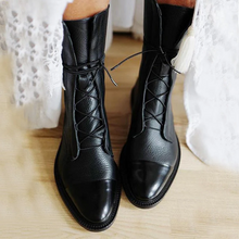 Load image into Gallery viewer, Vintage Heeled Ankle Boots For Women
