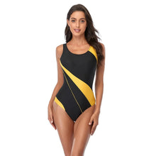 Load image into Gallery viewer, Tricolor Vulcanized Swimsuit
