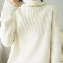 Load image into Gallery viewer, Women's Cashmere Sweater Turtleneck
