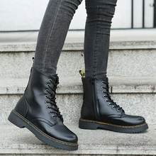 Load image into Gallery viewer, Comfortable boots with laces and a zipper
