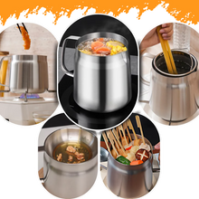 Load image into Gallery viewer, 2-in-1 Stainless Steel Deep Frying Pot
