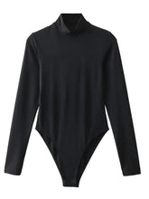 Load image into Gallery viewer, Long Sleeve Bodysuit - Turtleneck Collar
