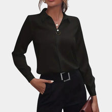 Load image into Gallery viewer, Elegant Plain Ladies Blouse
