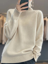 Load image into Gallery viewer, Women's Cashmere Sweater Turtleneck
