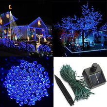 Load image into Gallery viewer, 17-Meter String of 100 Led Solar-Powered Fairy Lights
