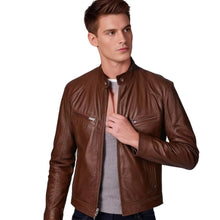 Load image into Gallery viewer, Men's leather jacket
