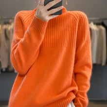 Load image into Gallery viewer, Women's Cashmere Sweater Turtleneck
