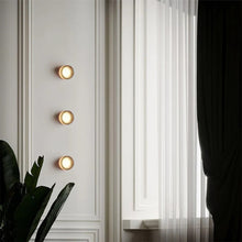 Load image into Gallery viewer, Modern Dimple Glass LED Wall Sconce
