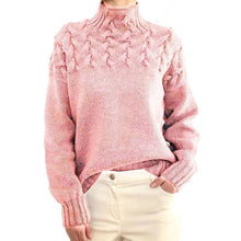 Load image into Gallery viewer, Women's Knitted Turtleneck Sweater

