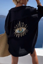 Load image into Gallery viewer, Evil Eye Shirt + Sequin Bead

