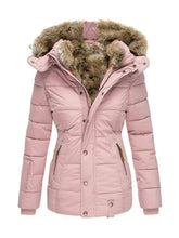Load image into Gallery viewer, Women's Winter Outdoor Hiking Parka Coat with Faux Fur Lined Outdoor Windproof Coat
