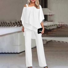 Load image into Gallery viewer, Women's Two-Piece Set| Elegant two-piece set with cold shoulder
