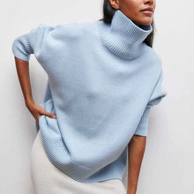 Load image into Gallery viewer, Oversized Cashmere Turtleneck Sweater
