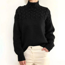 Load image into Gallery viewer, Women's Knitted Turtleneck Sweater
