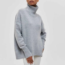 Load image into Gallery viewer, Oversized Cashmere Turtleneck Sweater
