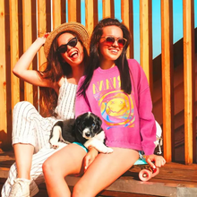 Load image into Gallery viewer, Oversized Smiley Face Sweatshirt
