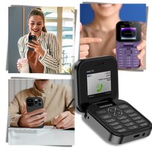 Load image into Gallery viewer, Dual Sim Small Folding Cell Phone
