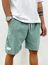 Load image into Gallery viewer, Men's Corduroy Leisure Shorts
