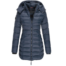 Load image into Gallery viewer, Comfortable down jacket with hood and zipper
