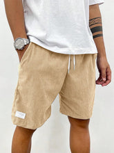 Load image into Gallery viewer, Men's Corduroy Leisure Shorts
