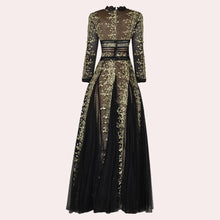 Load image into Gallery viewer, Elegant Lace Dress with V-Neck
