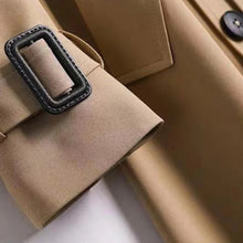 Load image into Gallery viewer, Classic Trench Coat With A Timeless Style
