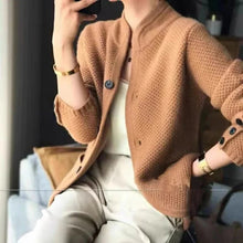 Load image into Gallery viewer, Thick Wool Sweater Jacket For Cold Winter Weather
