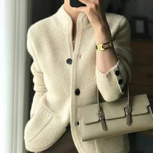 Load image into Gallery viewer, Thick Wool Sweater Jacket For Cold Winter Weather
