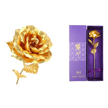 Load image into Gallery viewer, 24K Gold Dipped Real Rose with Gift Box
