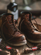 Load image into Gallery viewer, Men's Full Grain Leather Moccasin Toe Work Boots

