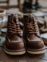 Load image into Gallery viewer, Men's Full Grain Leather Moccasin Toe Work Boots
