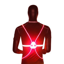 Load image into Gallery viewer, 360 Reflective LED Flash Night Vest
