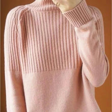 Load image into Gallery viewer, Women's Cashmere Sweater Turtleneck
