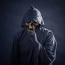 Load image into Gallery viewer, Movable Jaw Realistic Full Head Skull Mask - Human Skeleton Mask for Halloween Party
