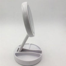 Load image into Gallery viewer, LED Folding Vanity Mirror

