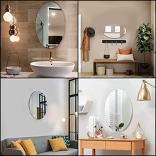 Load image into Gallery viewer, Adhesive Mirror | Oval Shape
