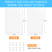 Load image into Gallery viewer, 8PC Cat Scratch Furniture Protector Guards Anti-Scratch Couch Protector Pads
