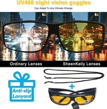 Load image into Gallery viewer, Night Vision HD Anti Glare Glasses
